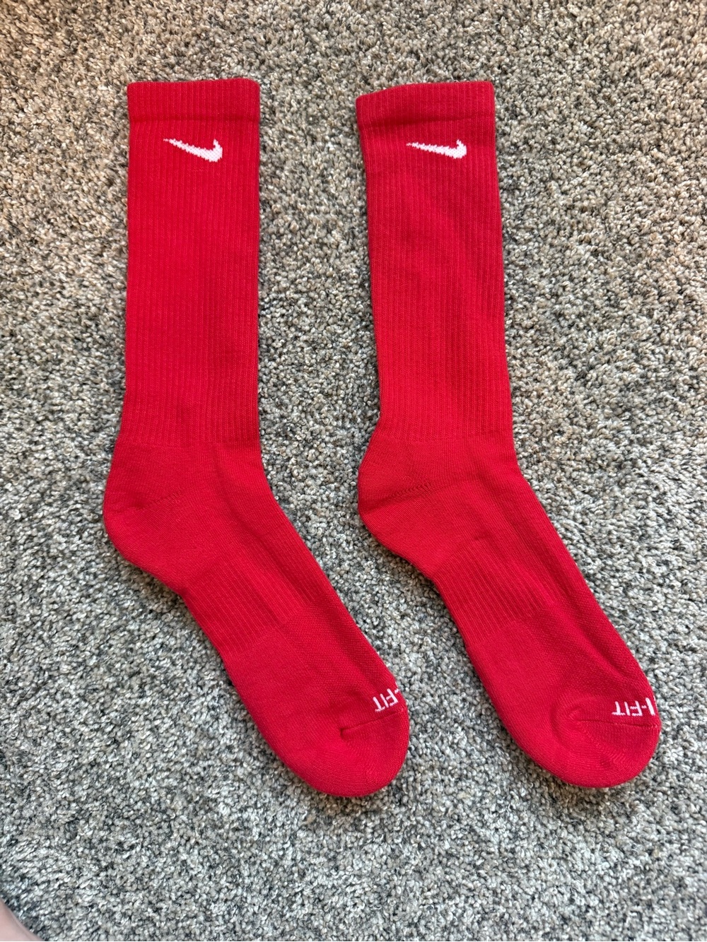Red Nike Crew Socks